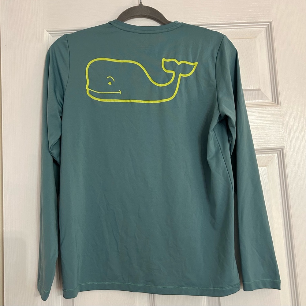Vineyard Vines Performance Boys UPF Long Sleeve Shirt Medium 12-14